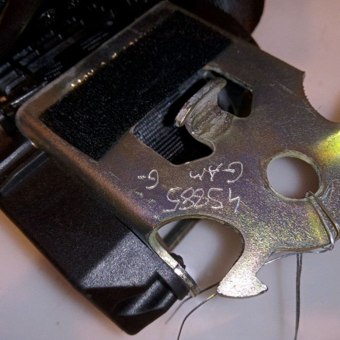 Ceinture arrière gauche occasion PEUGEOT 2008 Phase 1 04-1995->04-1999 1.6 BlueHDI 120ch 96781657XY 3