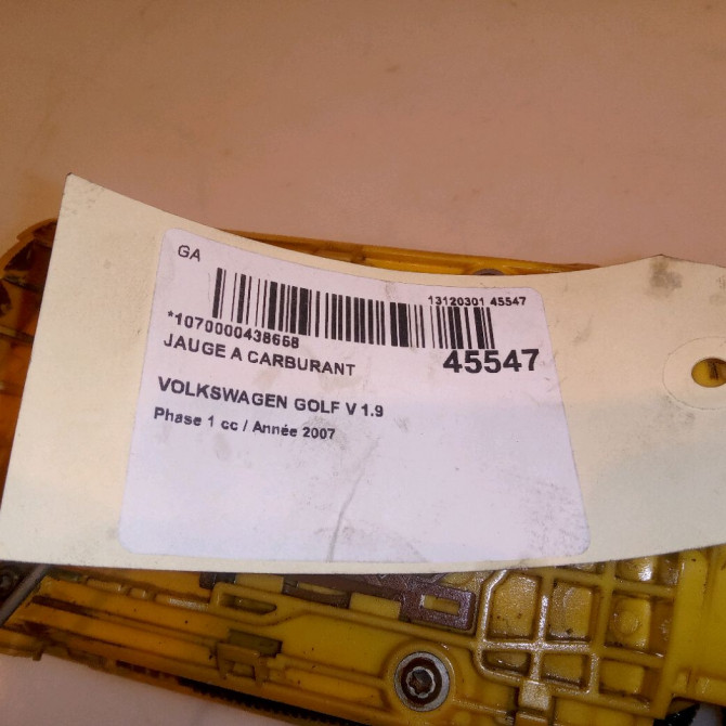 Jauge a carburant occasion VOLKSWAGEN GOLF V Phase 1 11-2003->10-2008 1.9 TDI 90ch 1K0919673K 4