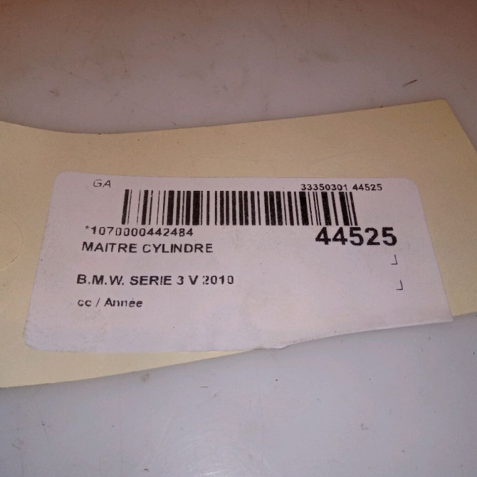 Maitre cylindre occasion B.M.W. SERIE 3 V 34336785664 4