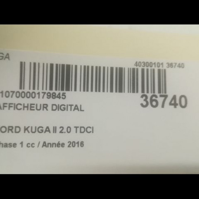Afficheur digital occasion FORD KUGA II Phase 1 09-2012->... 2.0 TDCI 150ch 3