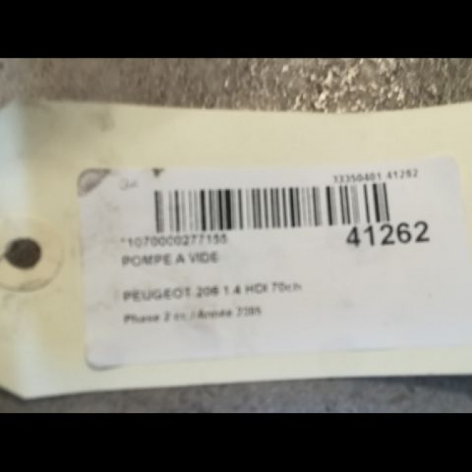 Pompe a vide occasion PEUGEOT 206 Phase 2 02-2003->02-2009 1.4 HDI 70ch 456572 3