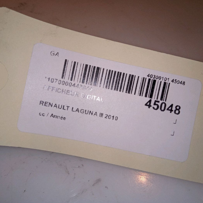 Afficheur digital occasion RENAULT LAGUNA III 259154618R 4