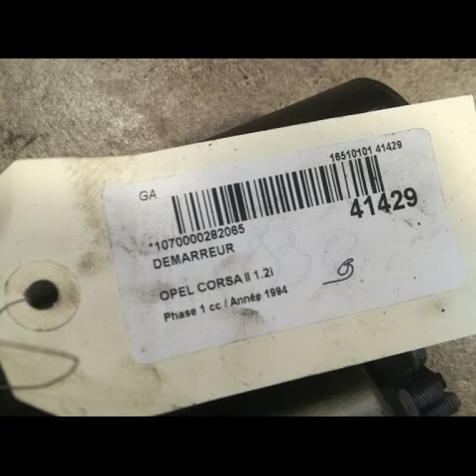 Démarreur occasion OPEL CORSA II Phase 1 03-1993->04-1997 1.2i 93171936 4