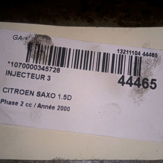 occasion CITROEN SAXO Phase 2 09-1999->12-2004 1.5D 198065 2