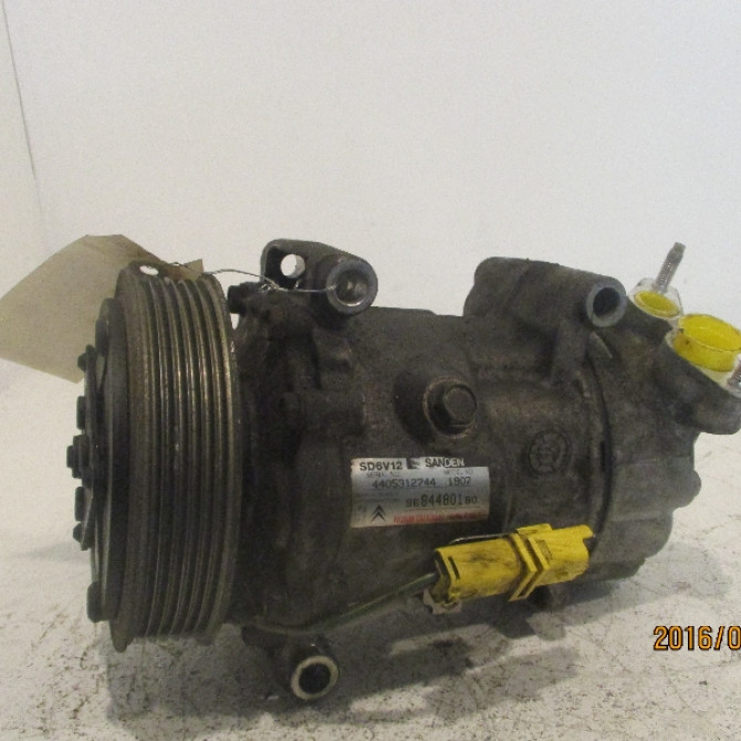 Compresseur air conditionne occasion PEUGEOT 206 Phase 1 09-1998->03-2009 9800822280 1