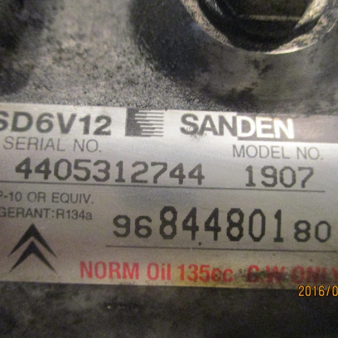 Compresseur air conditionne occasion PEUGEOT 206 Phase 1 09-1998->03-2009 9800822280 4