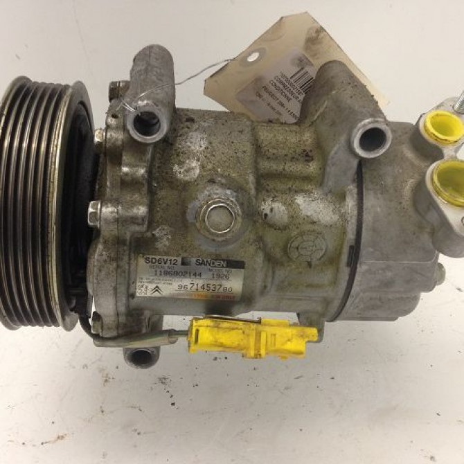 Compresseur air conditionne occasion PEUGEOT 206 + Phase 1 03-2009->05-2013 1.4i 75ch 9800822280 2