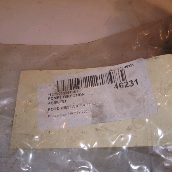 Pompe direction assistee occasion FORD FIESTA V Phase 1 09-2002->10-2005 1.4 TDCI 1416165 6