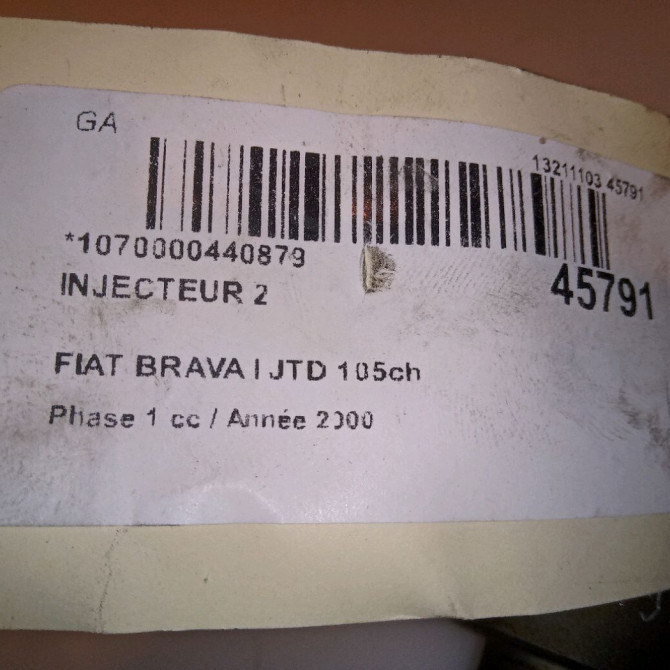 occasion FIAT BRAVA I Phase 1 09-1995->12-2001 JTD 105ch 71724116 4