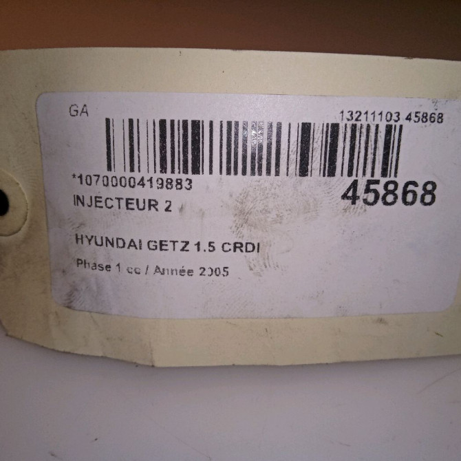 occasion HYUNDAI GETZ Phase 1 09-2002->11-2005 1.5 CRDI 4