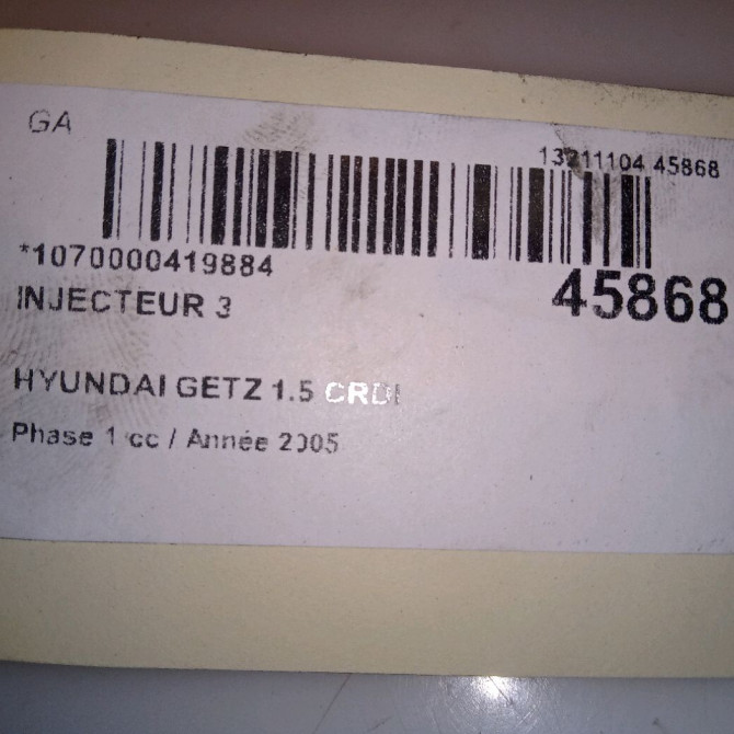 occasion HYUNDAI GETZ Phase 1 09-2002->11-2005 1.5 CRDI 4
