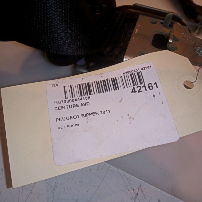 Ceinture avant droite occasion PEUGEOT BIPPER 8975FC 4