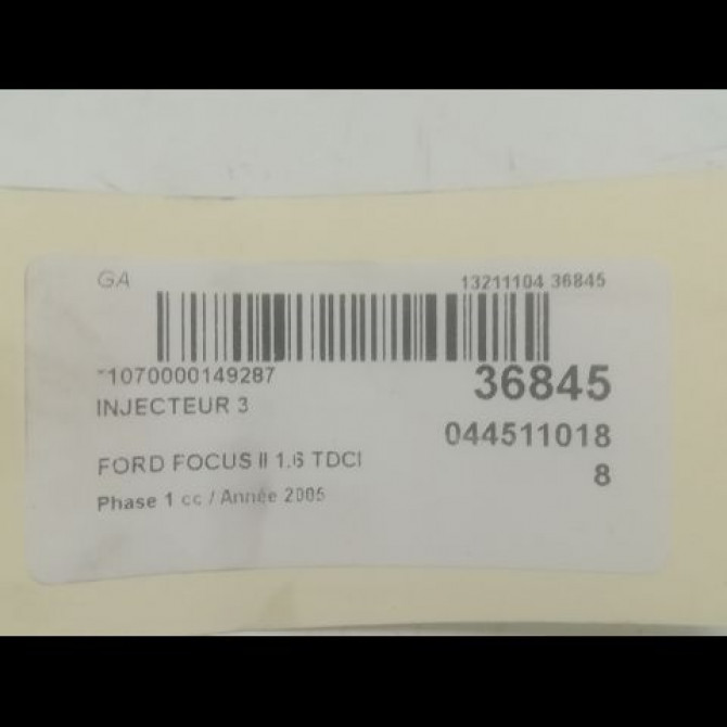 occasion FORD FOCUS II Phase 1 09-2004->12-2007 1.6 TDCI 110ch 3