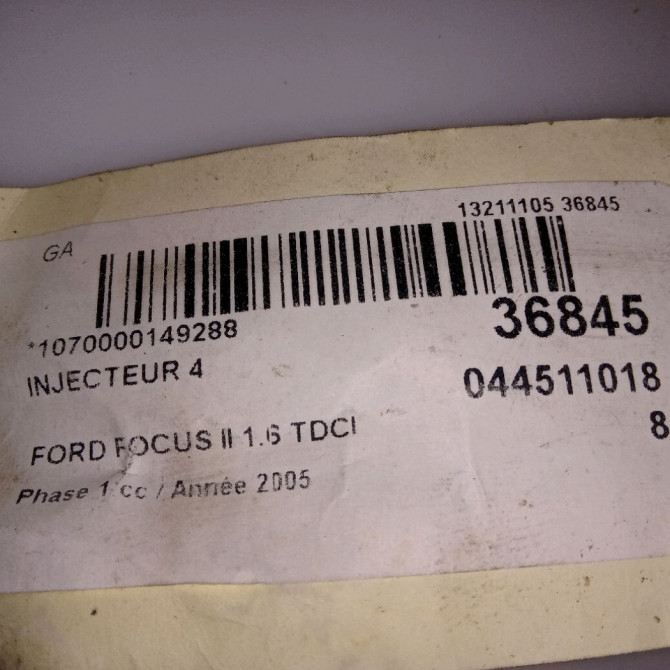 occasion FORD FOCUS II Phase 1 09-2004->12-2007 1.6 TDCI 110ch 5