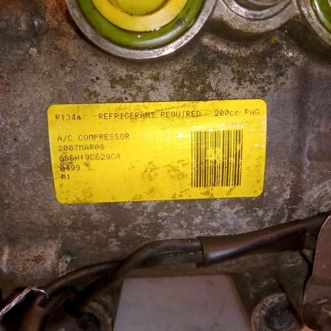 Compresseur air conditionne occasion FORD FIESTA V Phase 2 10-2005->10-2008 1.3i 1405818 5