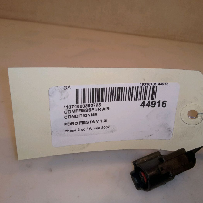 Compresseur air conditionne occasion FORD FIESTA V Phase 2 10-2005->10-2008 1.3i 1405818 7