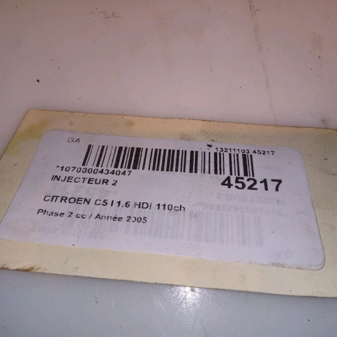 occasion CITROEN C5 I Phase 2 09-2004->06-2008 1.6 HDi 110ch 4