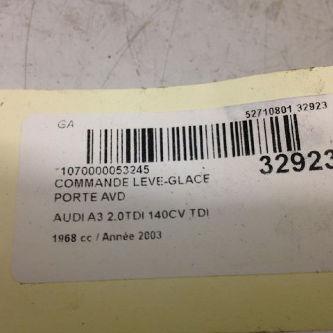 Commande lève-glace porte avant droite occasion AUDI A3 II Phase 1 06-2003->06-2008 2.0 TDi 140ch 8Z0959855C5PR 4