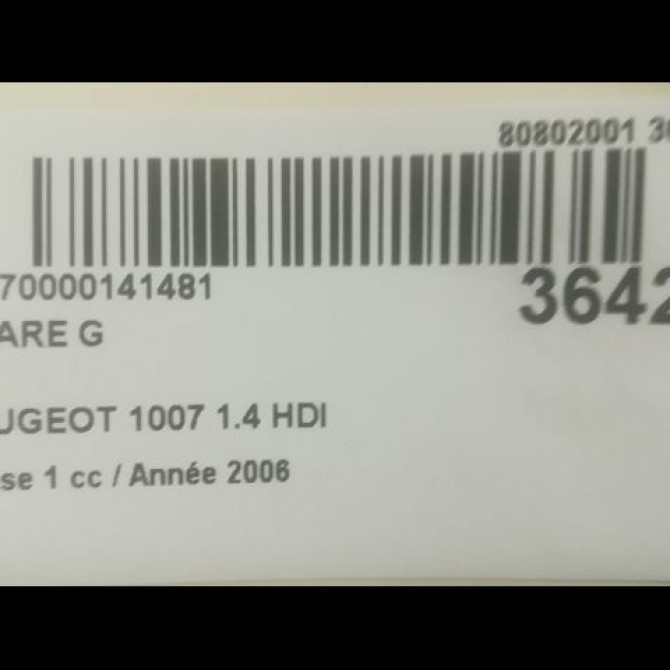 Phare gauche occasion PEUGEOT 1007 Phase 1 04-2005->12-2010 1.4 HDI 620849 3