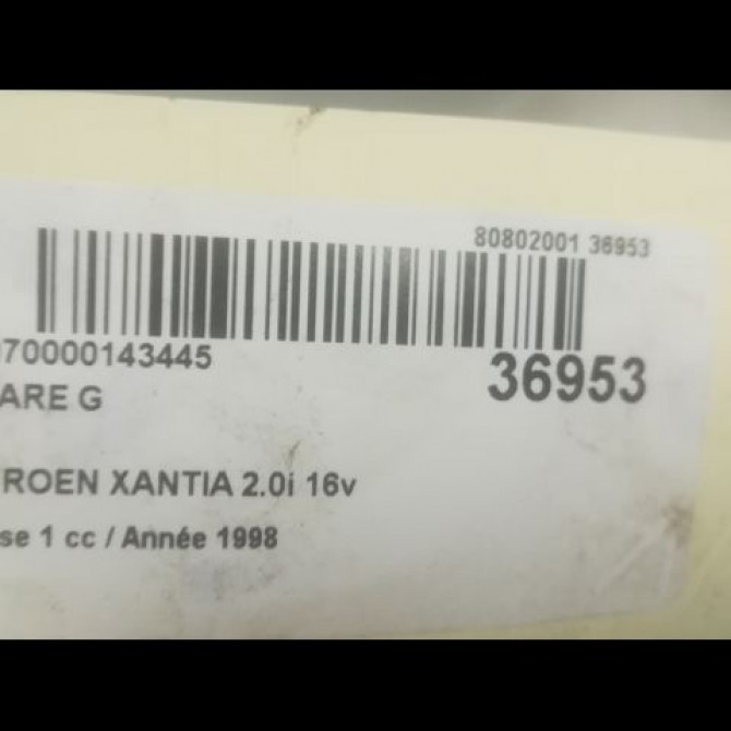 Phare gauche occasion CITROEN XANTIA Phase 1 03-1993->06-1998 2.0i 16v 6204R9 3