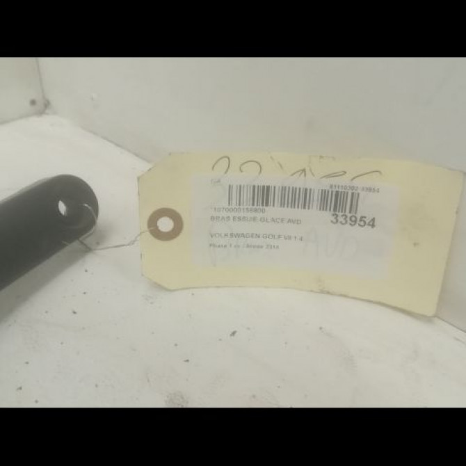 Bras essuie-glace avant droit occasion VOLKSWAGEN GOLF VII GOLF VII Phase 1 2012-10-01->2017-06-30 1.4 TSI 150ch 5GM955409 2