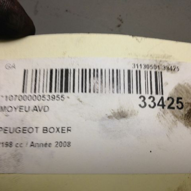 Moyeu avd occasion PEUGEOT BOXER III Phase 1 06-2006->... 2.2 HDI 110ch 1606374680 4