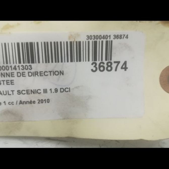 Colonne de direction assistee occasion RENAULT SCENIC III Phase 1 04-2009->11-2011 1.9 DCI 130ch 488103777R 4
