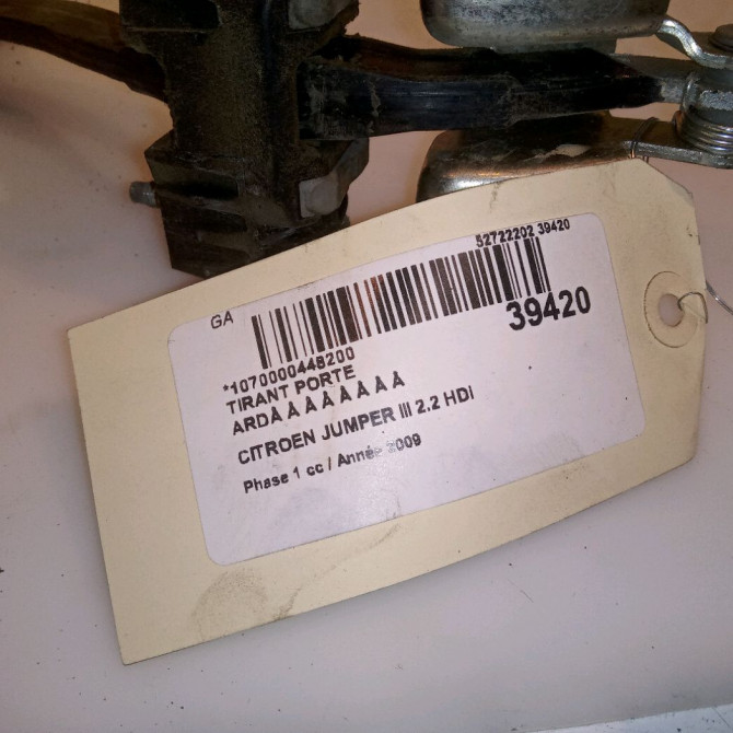 occasion CITROEN JUMPER III Phase 1 06-2006->... 2.2 HDi 100ch 4