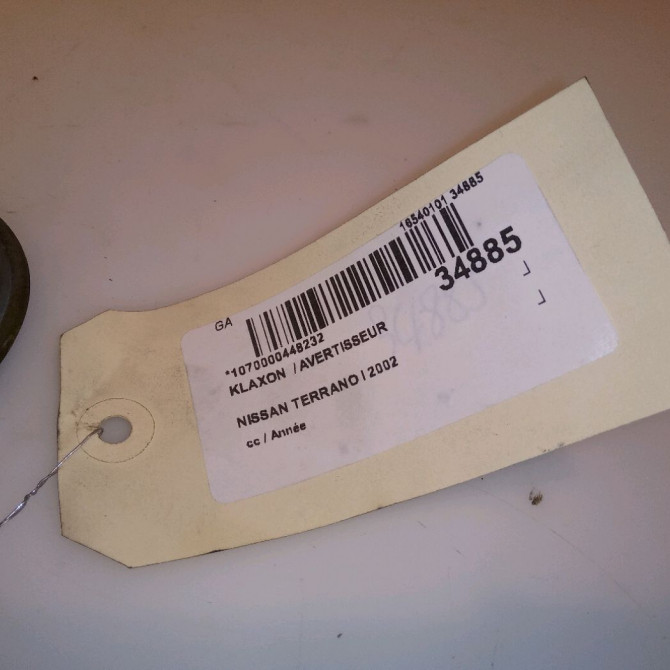 Klaxon  / avertisseur occasion NISSAN TERRANO I 4