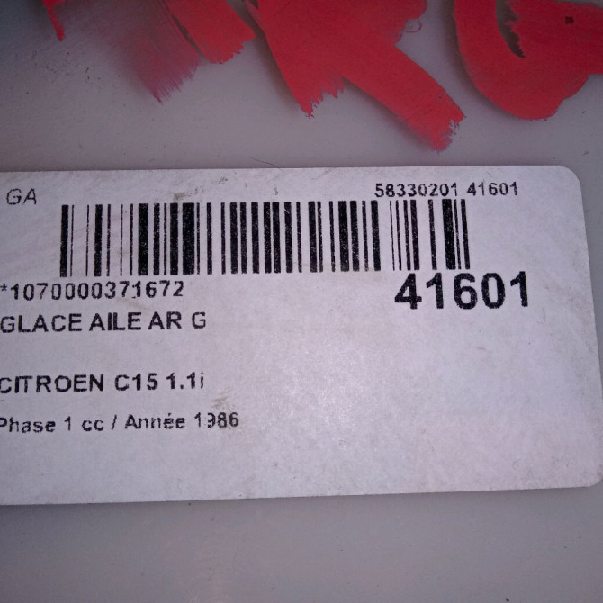 occasion CITROEN C15 Phase 1 07-1987->06-1996 1.1i 2