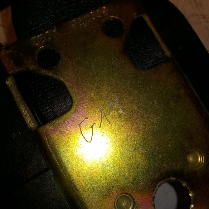 Ceinture arrière droite occasion CITROEN SAXO Phase 1 03-1996->09-1999 1.5D 8972ER 3