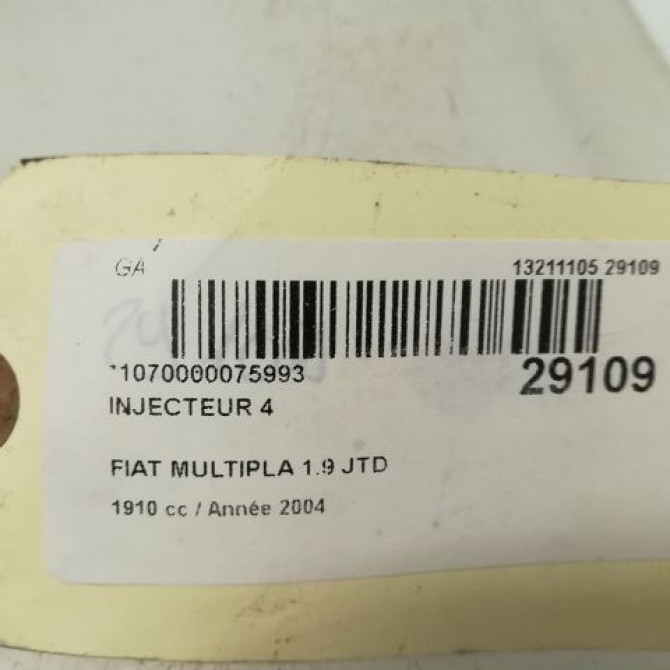 occasion FIAT MULTIPLA Phase 1 01-1999->09-2004 4