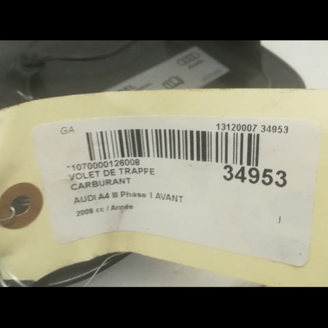 Volet de trappe carburant occasion AUDI A4 II Phase 2 09-2004->04-2008 8E0809905E 3
