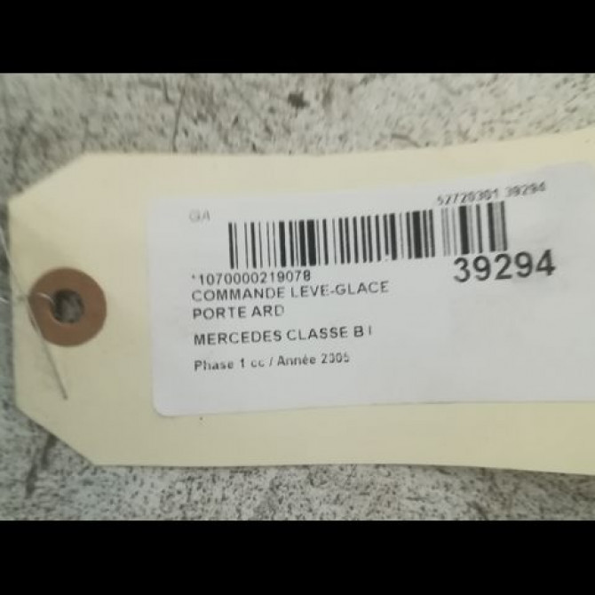 Commande leve-glace porte arrière droite occasion MERCEDES CLASSE B I Phase 1 06-2005->04-2008 B200CDI 140ch 2