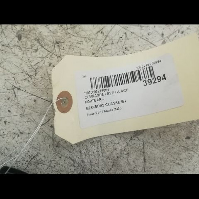 Commande leve-glace porte arrière gauche occasion MERCEDES CLASSE B I Phase 1 06-2005->04-2008 B200CDI 140ch 3