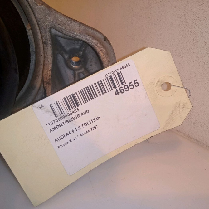 Amortisseur avant droit occasion AUDI A4 II Phase 2 09-2004->04-2008 1.9 TDI 115ch 8E0413031CT 3