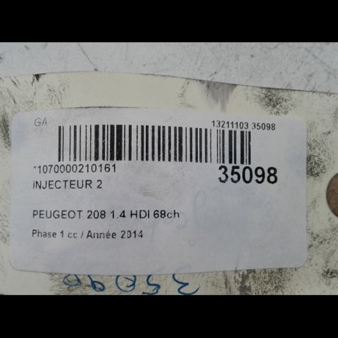 occasion PEUGEOT 208 208 Phase 1 2012-03-01->2015-09-30 1.4 HDI 68ch 1980EJ 3