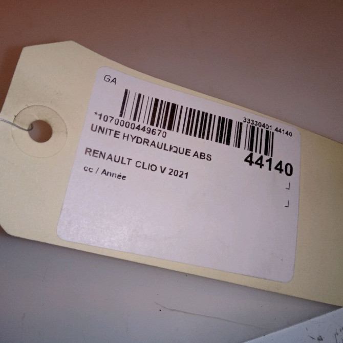 Unité hydraulique ABS occasion RENAULT CLIO V 476601978R 6