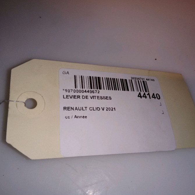 Levier de vitesses occasion RENAULT CLIO V 341021497R 7