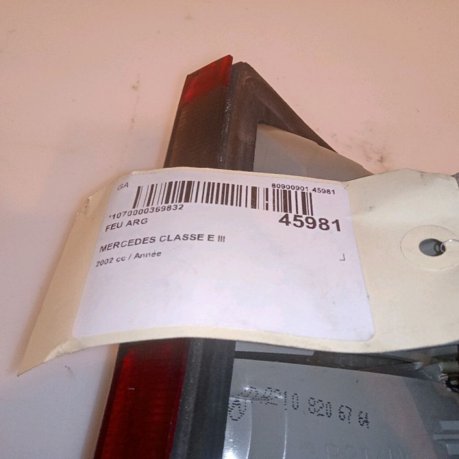 Feu arrière gauche occasion MERCEDES CLASSE E III Phase 1 03-2002->06-2006 4