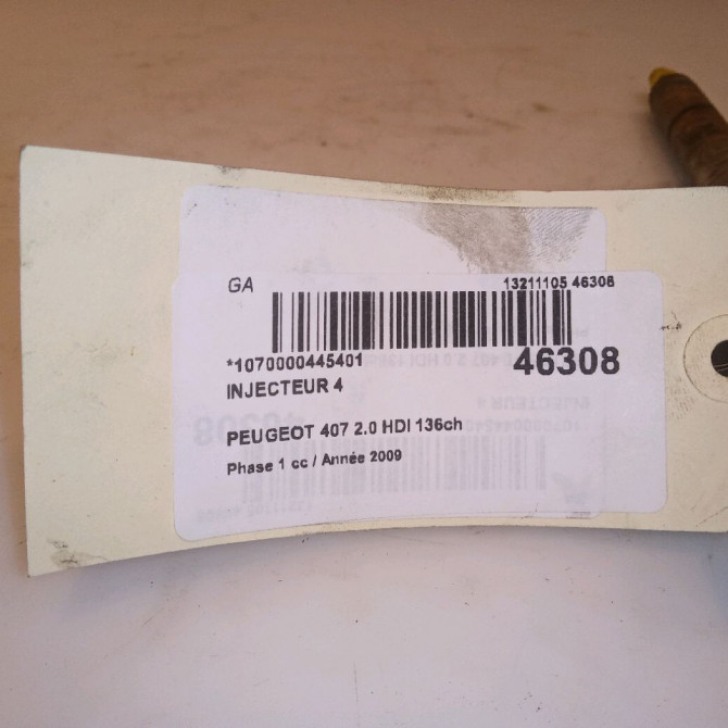 occasion PEUGEOT 407 Phase 1 04-2004->07-2008 2.0 HDI 136ch 1980K8 5