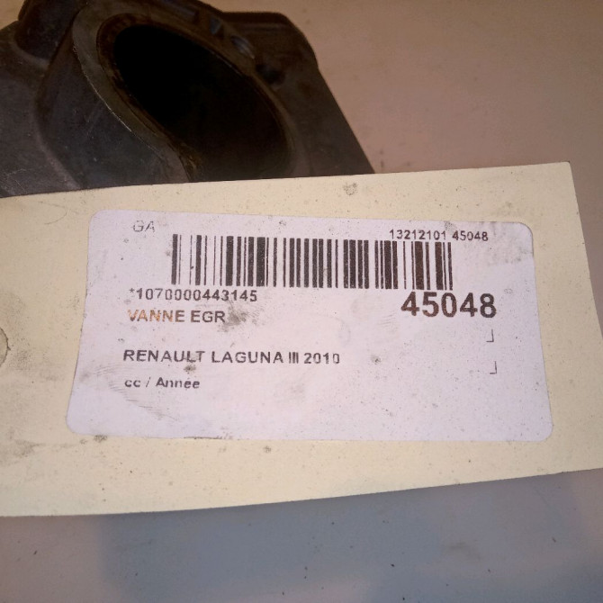 Vanne EGR occasion RENAULT LAGUNA III 6