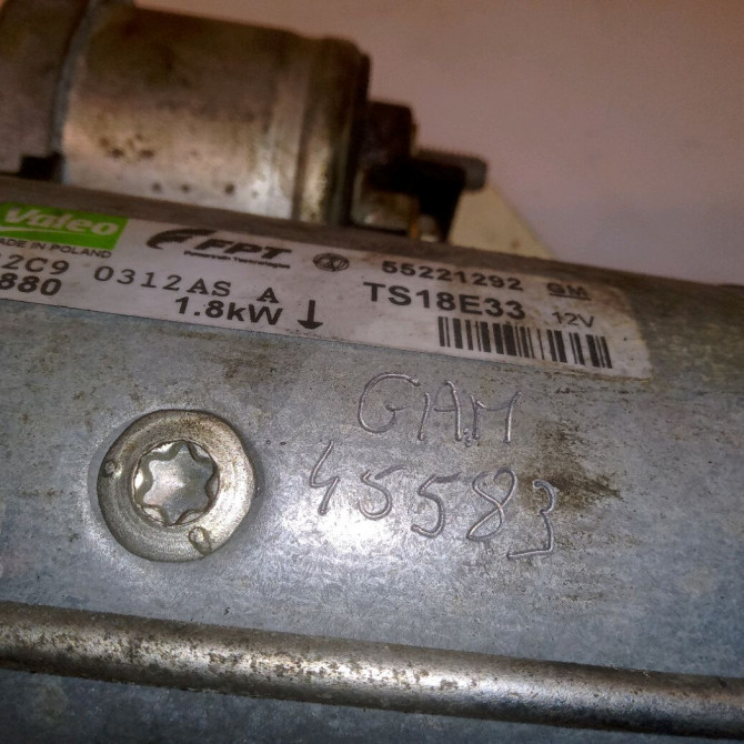 Démarreur occasion OPEL CORSA IV Phase 1 09-2006->12-2010 1.3 CDTI 75ch 93191079 7