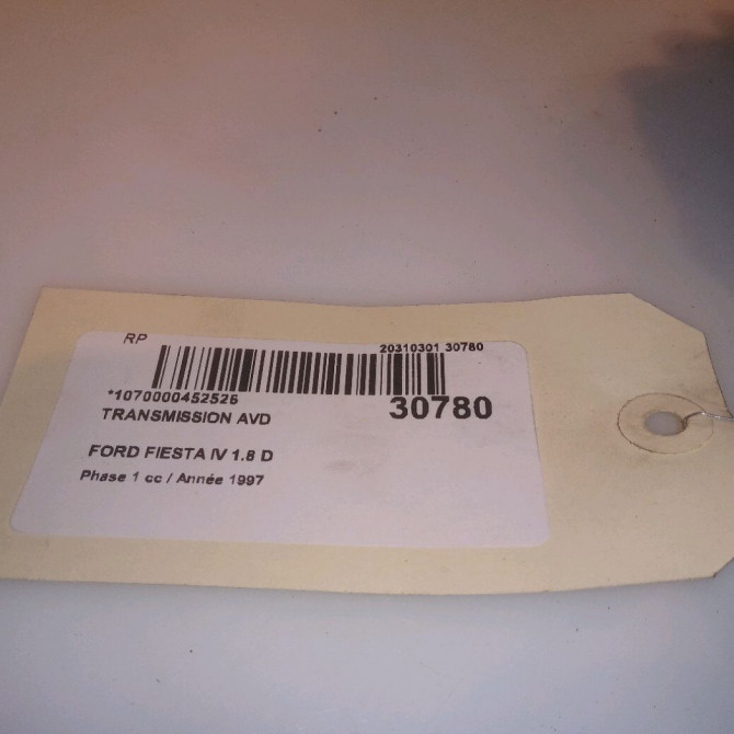 Transmission avant droite occasion FORD FIESTA IV Phase 1 09-1995->09-1999 1.8 D 5