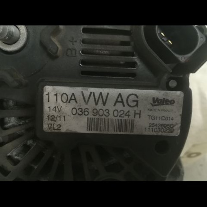 Alternateur occasion VOLKSWAGEN GOLF VI Phase 1 10-2008->04-2013 1.4 TSI 16v 122ch 36903024H 3