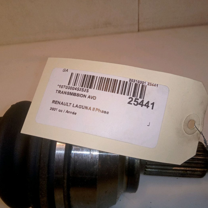 Transmission avant droite occasion RENAULT LAGUNA II Phase 1 11-2000->03-2005 5