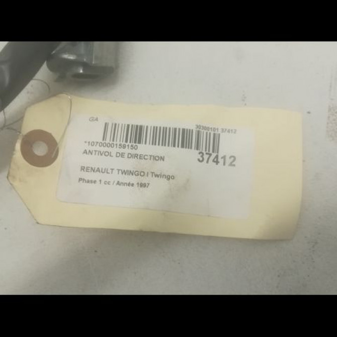 Antivol de direction occasion RENAULT TWINGO I Phase 1 04-1993->08-1998 Twingo 12.96>08.98 7701043275 2