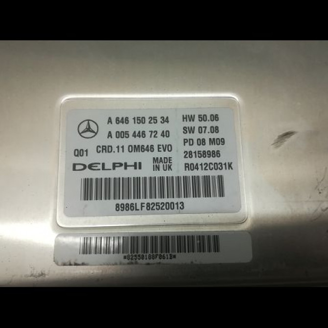 Calculateur moteur occasion MERCEDES CLASSE C IV phase 1 02-2014->... C220 170ch 6461503734 4