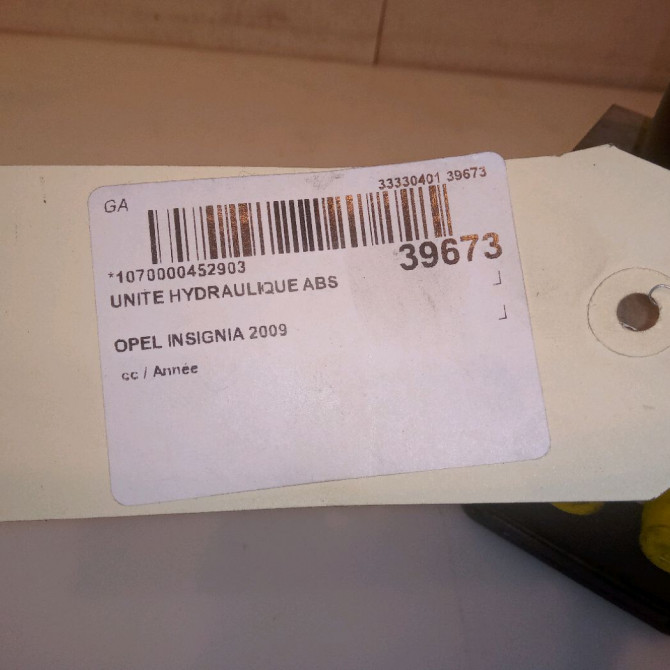 Unité hydraulique ABS occasion OPEL INSIGNIA 6