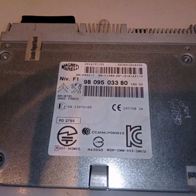 Autoradio occasion PEUGEOT 2008 Phase 1 01-2013->... 1.6 E-HDI 92ch 4